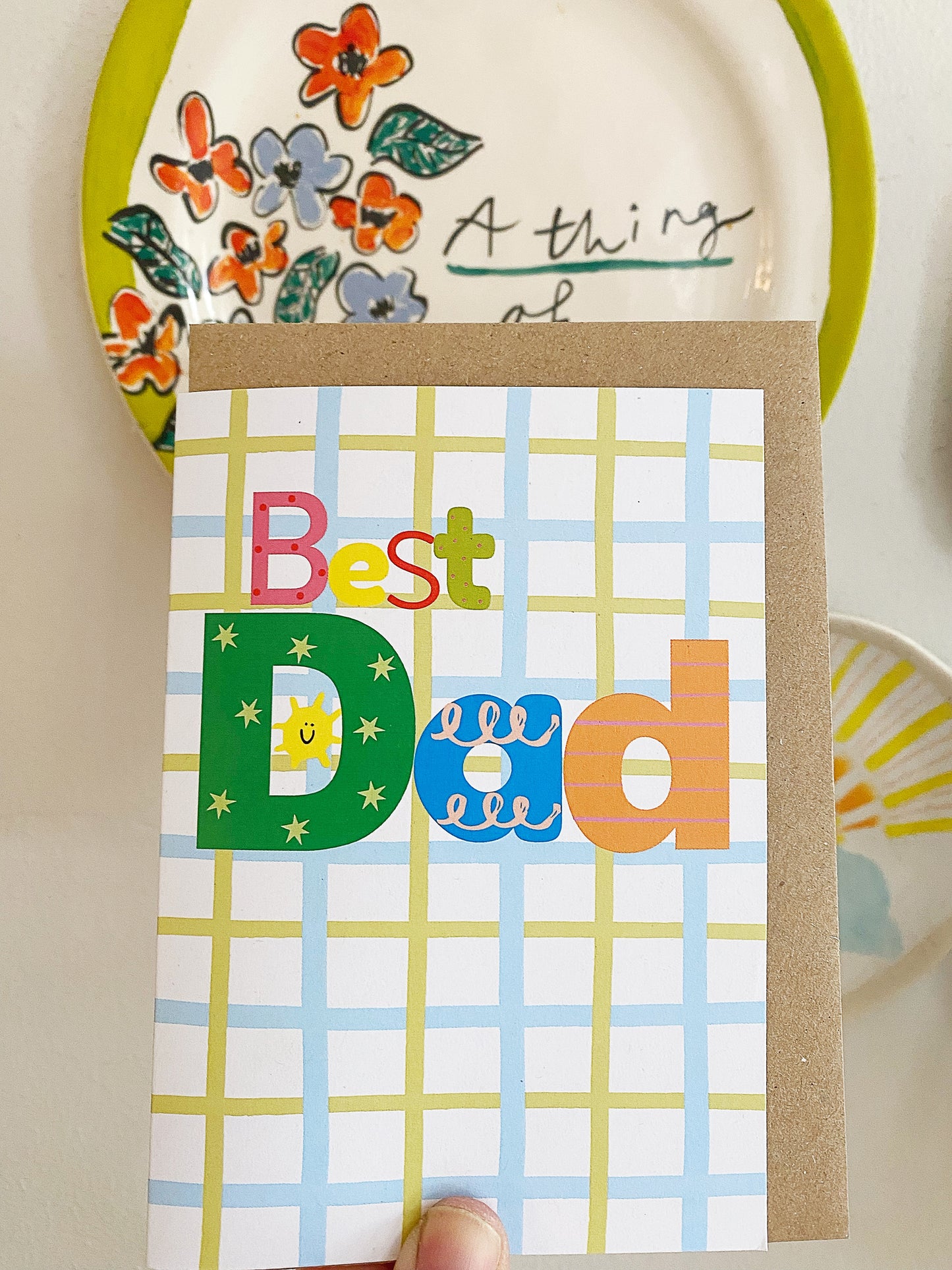 Father's day. Best Dad greeting card