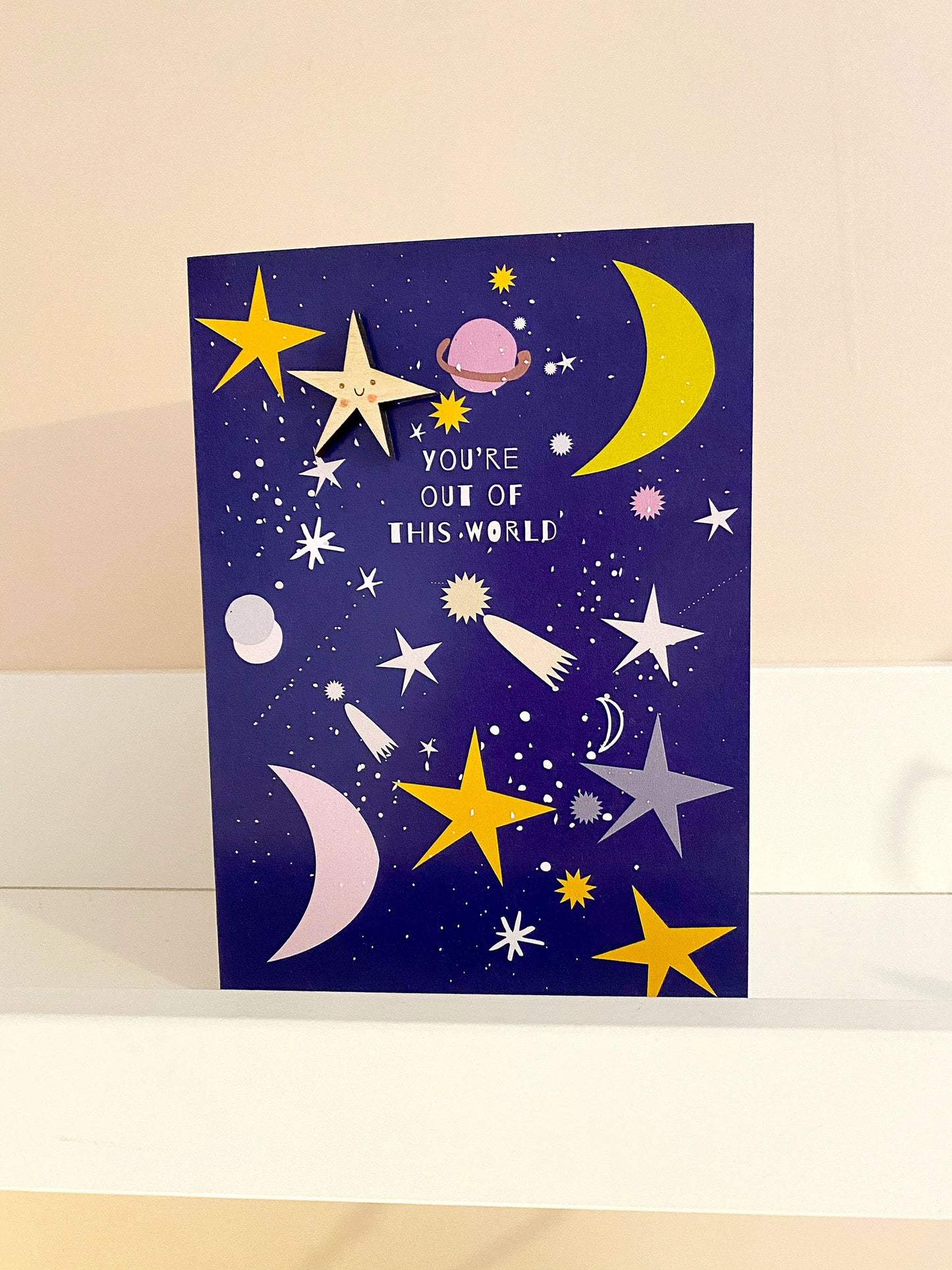 You're out of this greeting card