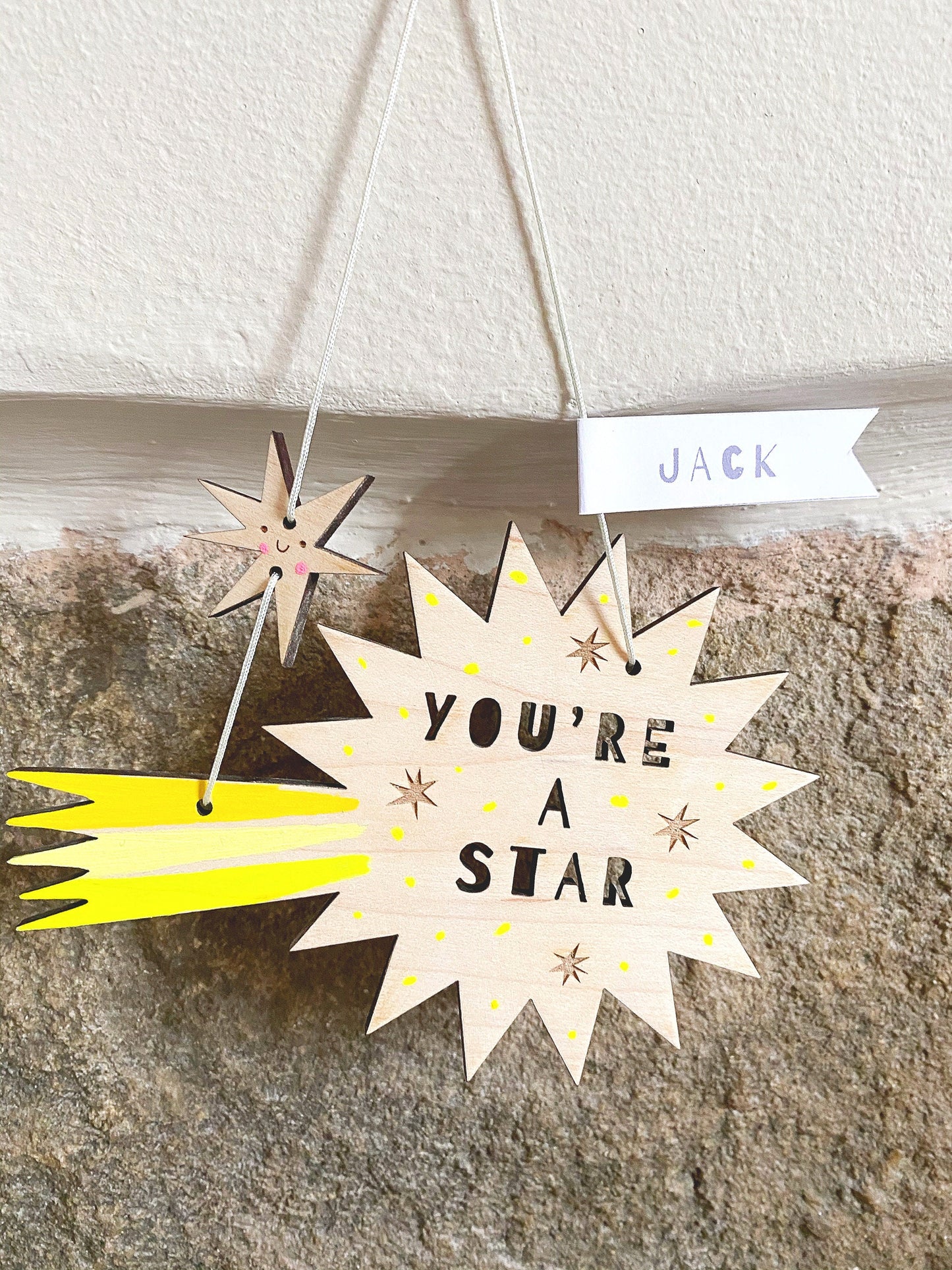 You're a star wooden keepsake